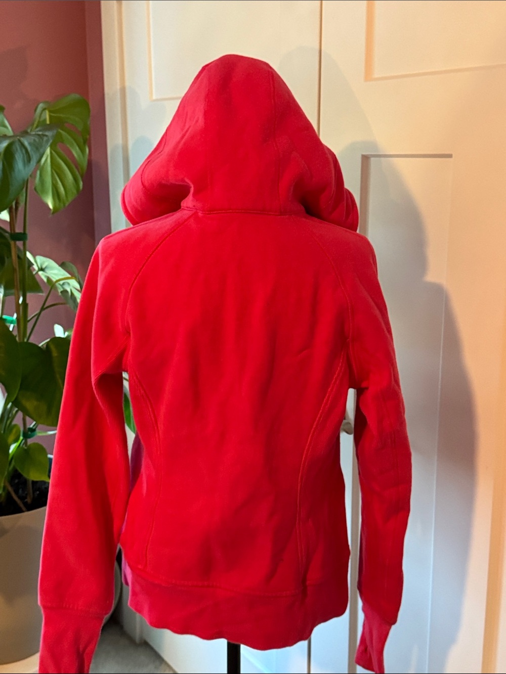 lululemon athletica Red Hooded Jacket with Logo - Picture 3 of 4